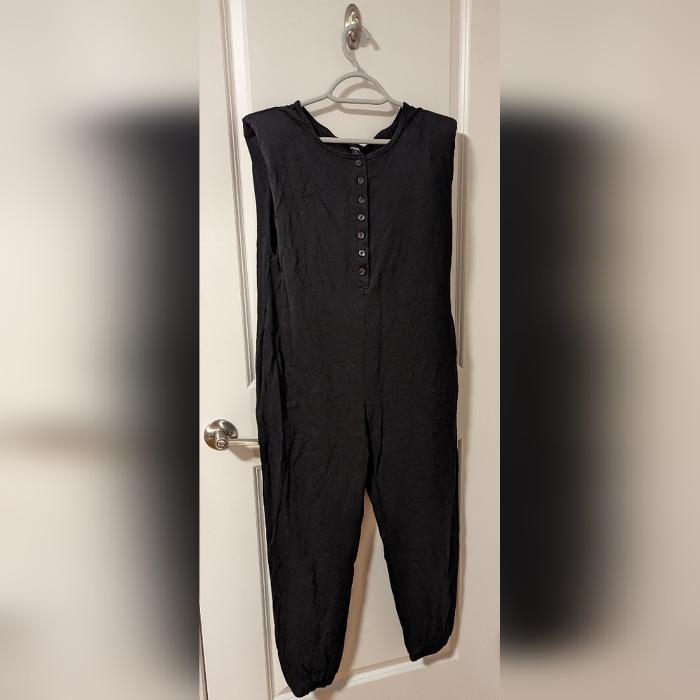 Smash + Tess x Hilary Duff; Banks Romper in Black; size small